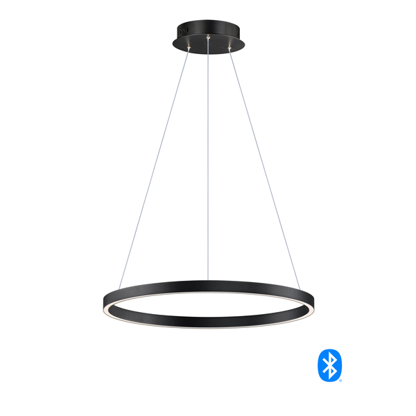 Et2 Groove 24" LED Pendant E22724-BK